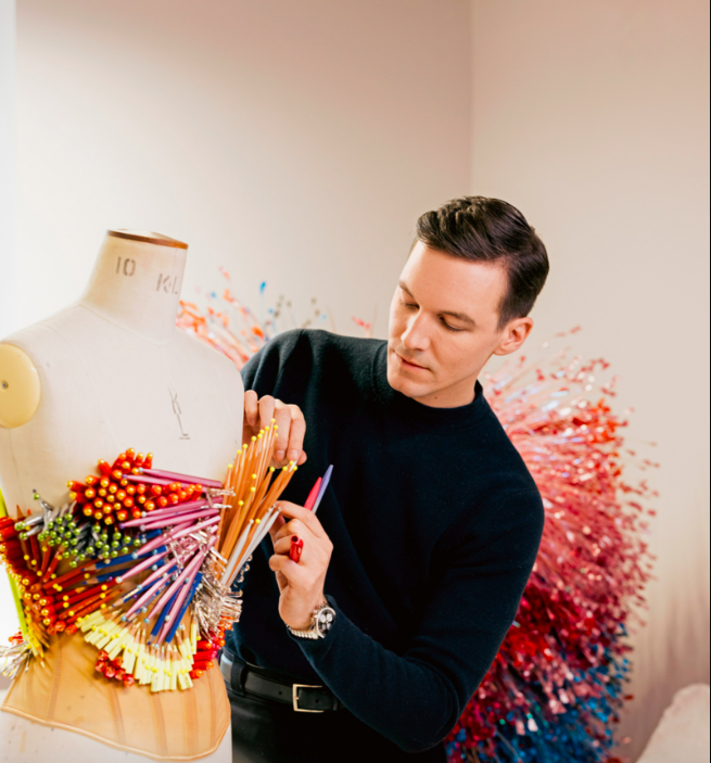 Kevin Germanier Sets Paris Couture Week Ablaze with Recycled Brilliance