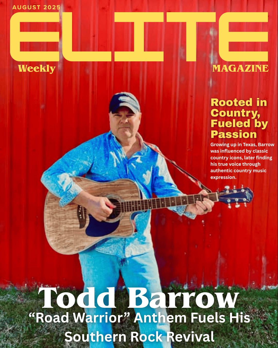 Todd Barrow’s “Road Warrior” Anthem Fuels His Southern Rock Revival