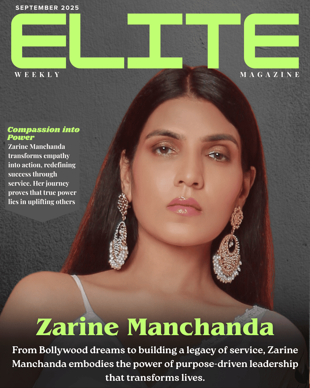 Zarine Manchanda: From Stardom to Service, Crafting a Legacy of Impact